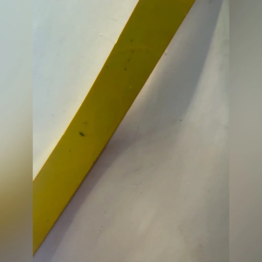 Kate‎ Spade made in Italy yellow  Leather Belt